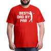 Best Dad by Par Golfer Men's Premium T-Shirt