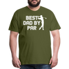 Best Dad by Par Golfer Men's Premium T-Shirt - olive green