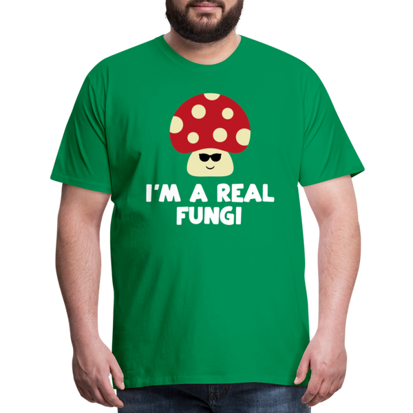 I'm a Real Fungi Pun Men's Premium T-Shirt - kelly green