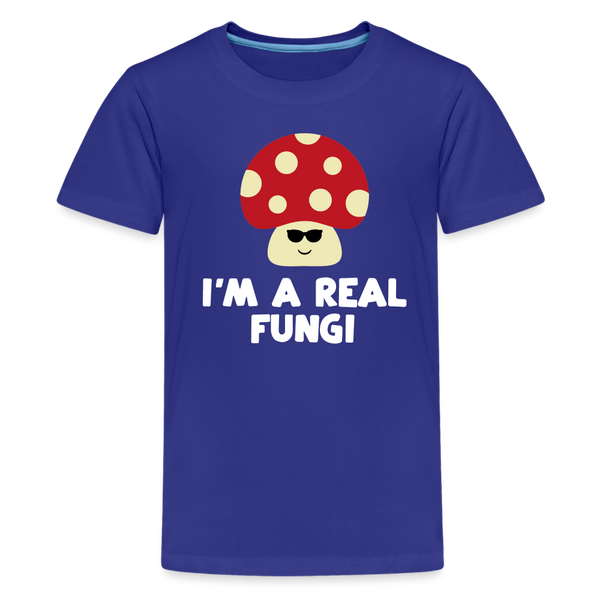 I'm a Real Fungi Pun Kids' Premium T-Shirt - royal blue