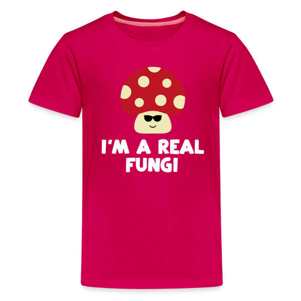 I'm a Real Fungi Pun Kids' Premium T-Shirt - dark pink
