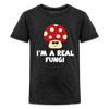 I'm a Real Fungi Pun Kids' Premium T-Shirt - charcoal grey