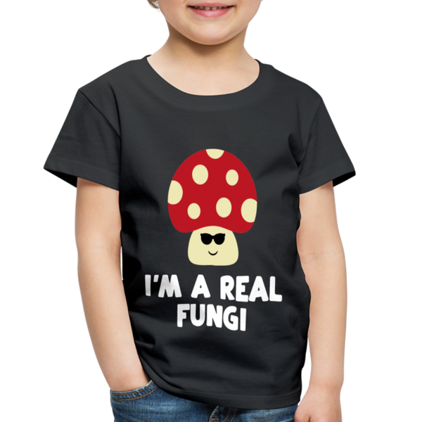 I'm a Real Fungi Pun Toddler Premium T-Shirt - black