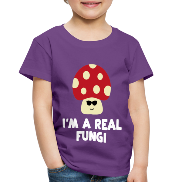 I'm a Real Fungi Pun Toddler Premium T-Shirt - purple