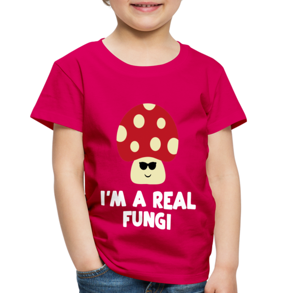 I'm a Real Fungi Pun Toddler Premium T-Shirt - dark pink