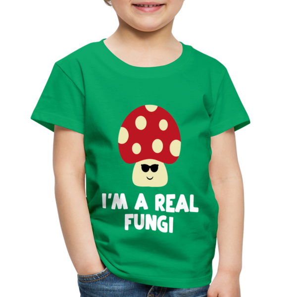 I'm a Real Fungi Pun Toddler Premium T-Shirt - kelly green