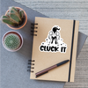 Cluck it Funny Chicken Sticker