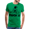 Cluck it Funny Chicken Men's Premium T-Shirt - kelly green