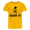 Cluck it Funny Chicken Kids' Premium T-Shirt - sun yellow