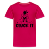 Cluck it Funny Chicken Kids' Premium T-Shirt - dark pink