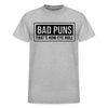 Bad Puns That's How Eye Roll Gildan Ultra Cotton Adult T-Shirt - heather gray