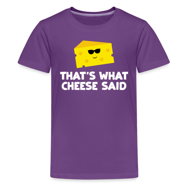 Thats what cheese said Kids' Premium T-Shirt - purple