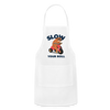 Slow Your Roll Funny Sloth Adjustable Apron - white