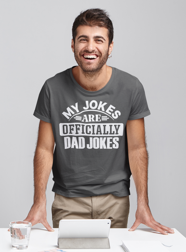 My Jokes Are Officially Dad Jokes New Dad tee