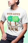 Our Love Makes You Sick Spring Allergies Fitted Cotton/Poly T-Shirt by Next Level